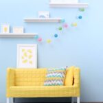 A-FRAME home interior decorating with modern furnishings and natural elements