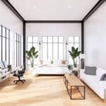 Beautifully adorned Christmas tree decoration at home with colorful ornaments and twinkling lights