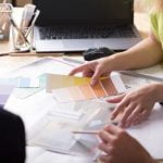 underwater theme with colorful plants and vibrant fish