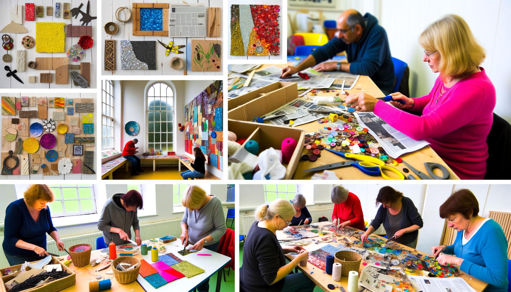 affordable wall art projects with everyday materials 0