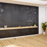 diy chalkboard wall for kitchen or office