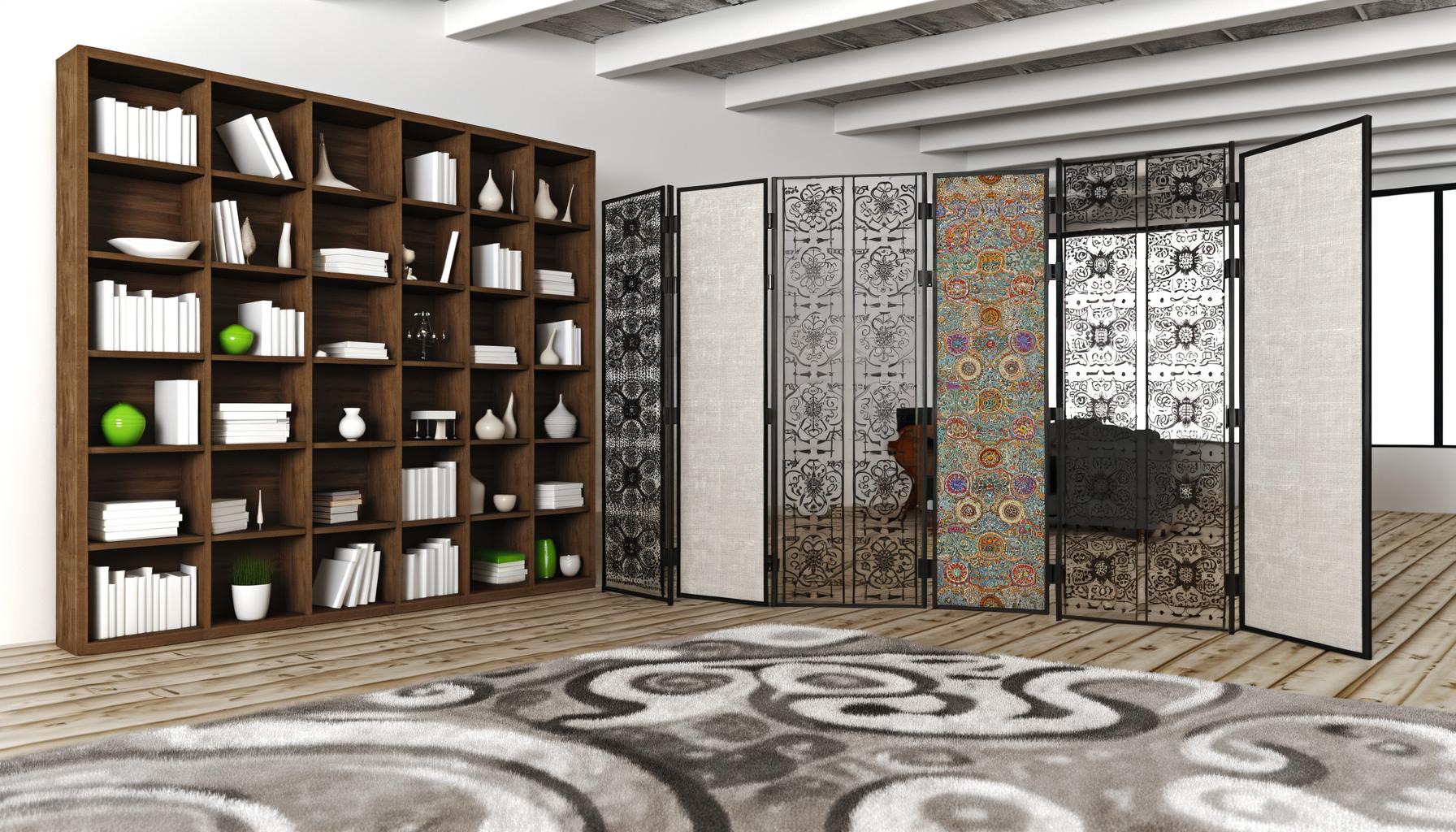 diy room dividers for open spaces 0