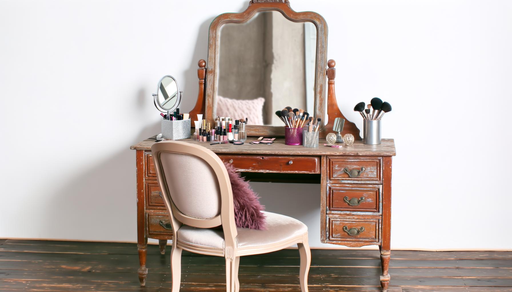 DIY Vanity Table From a Repurposed Desk 1 diy vanity table from a repurposed desk 0 38