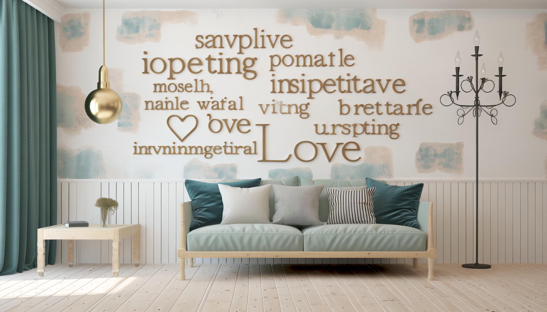 how to make inspirational word art for walls 0