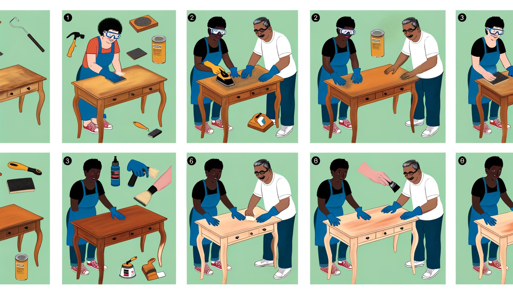 how to refinish a thrift store coffee table 0 24