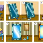 how to turn old mirrors into unique decor