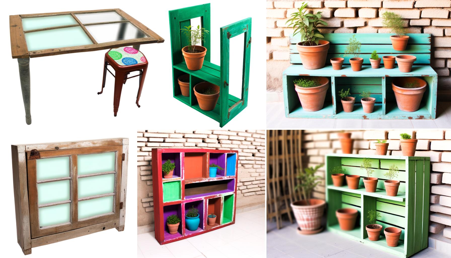 Old Window Frame Projects for Functional Furniture 1 old window frame projects for functional furniture 0 3