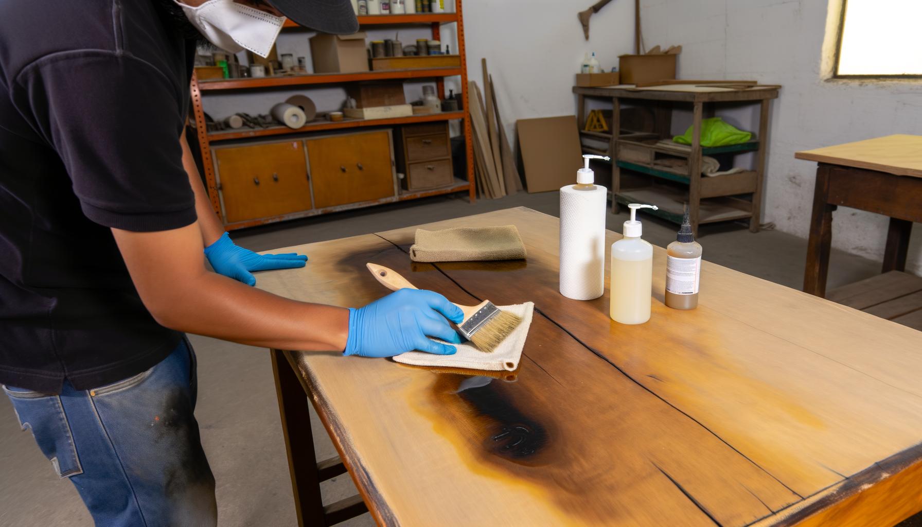Refinishing a Wooden Table Without Sanding 1 refinishing a wooden table without sanding 0 11