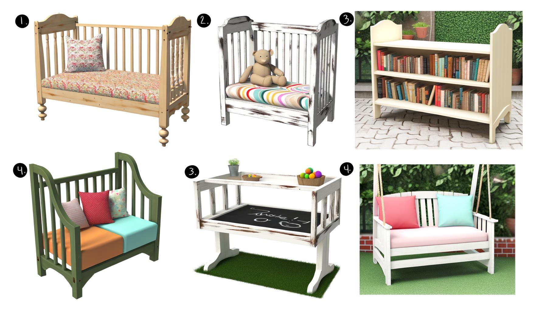 repurposed crib ideas for home furniture 0 28